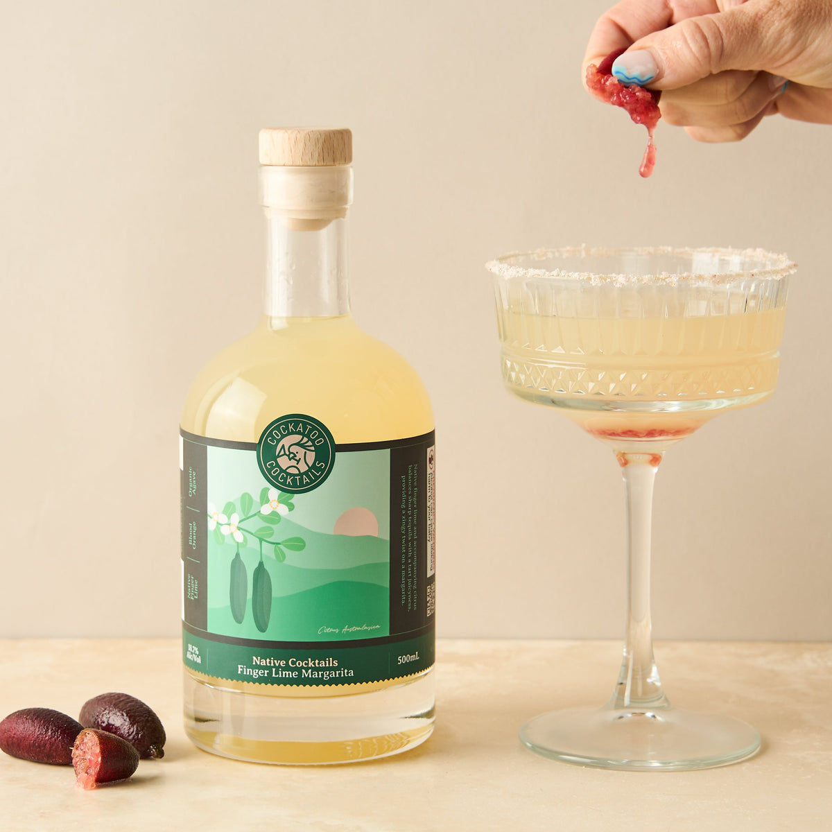 Finger Lime Margarita Bottled Cocktail 500ml