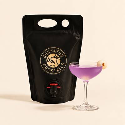 Butterfly Pea Lychee Martini Pouch