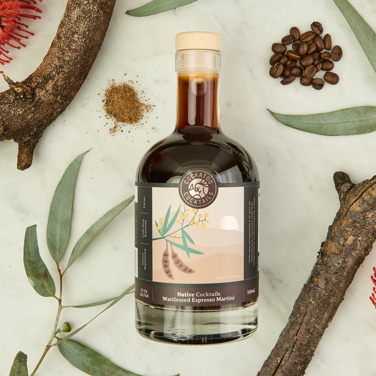 Wattleseed Espresso Martini Stylised